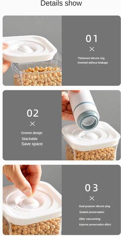Spactz Food Storage Vacuum Container Automatic Pumpkeep