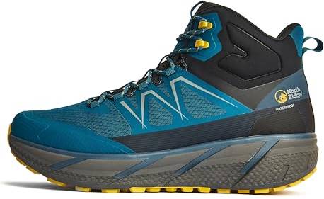 North Ridge Flux Speed Waterproof Mid Walking Boot - Blue