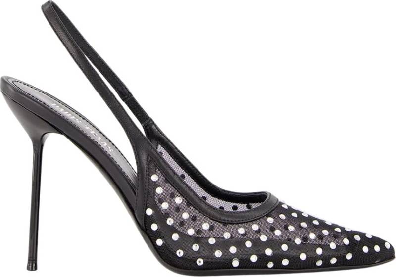 Slingback Pumps Med Mesh - Sort