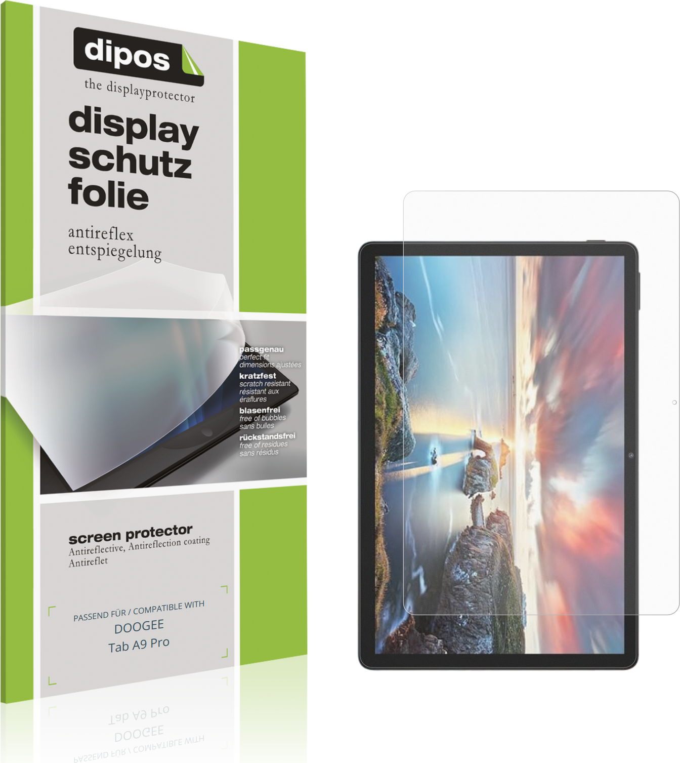 Dipos Screen Protector For Doogee Tab A9 Pro