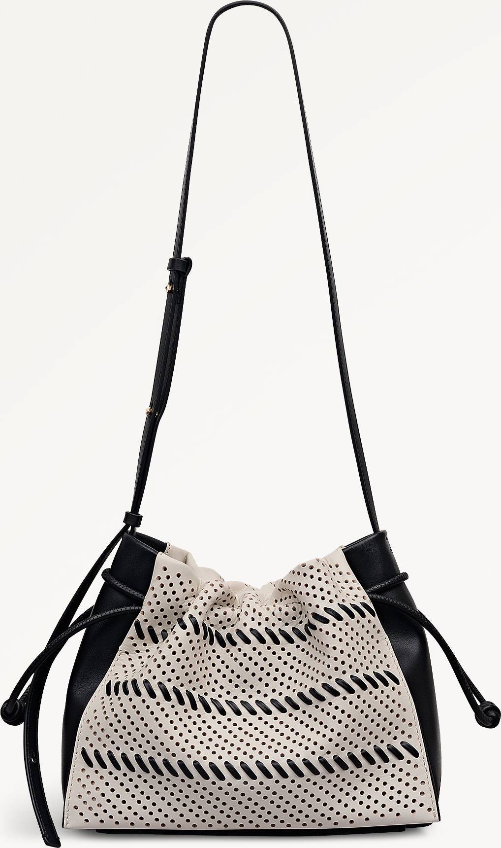 Radley The Roxburgh Perforated Medium Drawstring Cross Body - RHF
