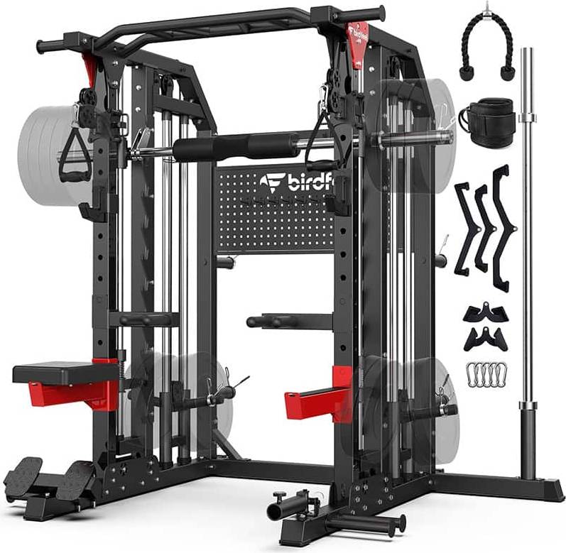 Gym bench Pooboo Multi-Function 2000LB Power Cage