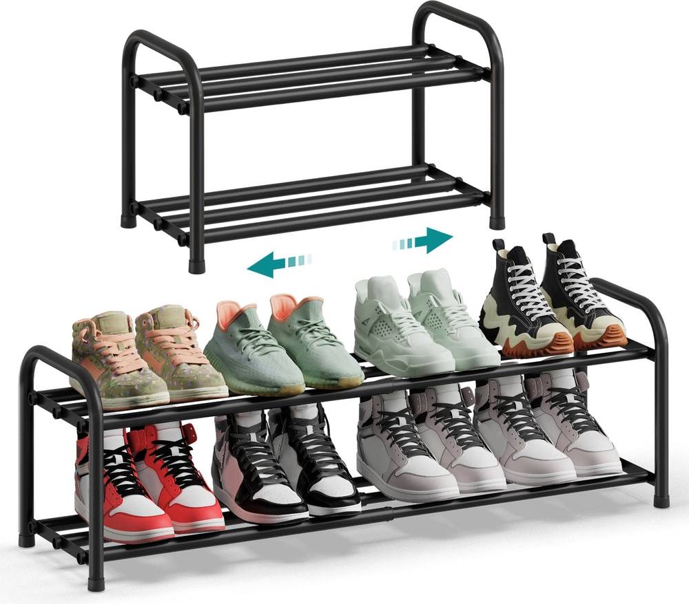 Songmics Expandable 2-Tier Shoe Rack