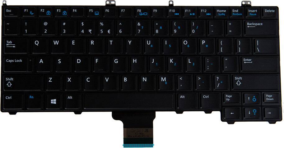 Dell Storage Precision 3490 Backlit Keyboard