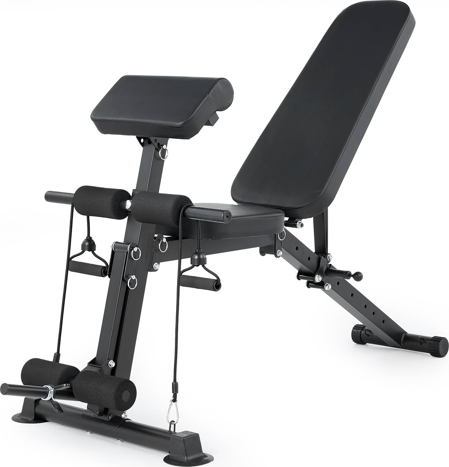 Foldable weight bench IDEALHOUSE Adjustable Weight Bench Foldable Flat Incline
