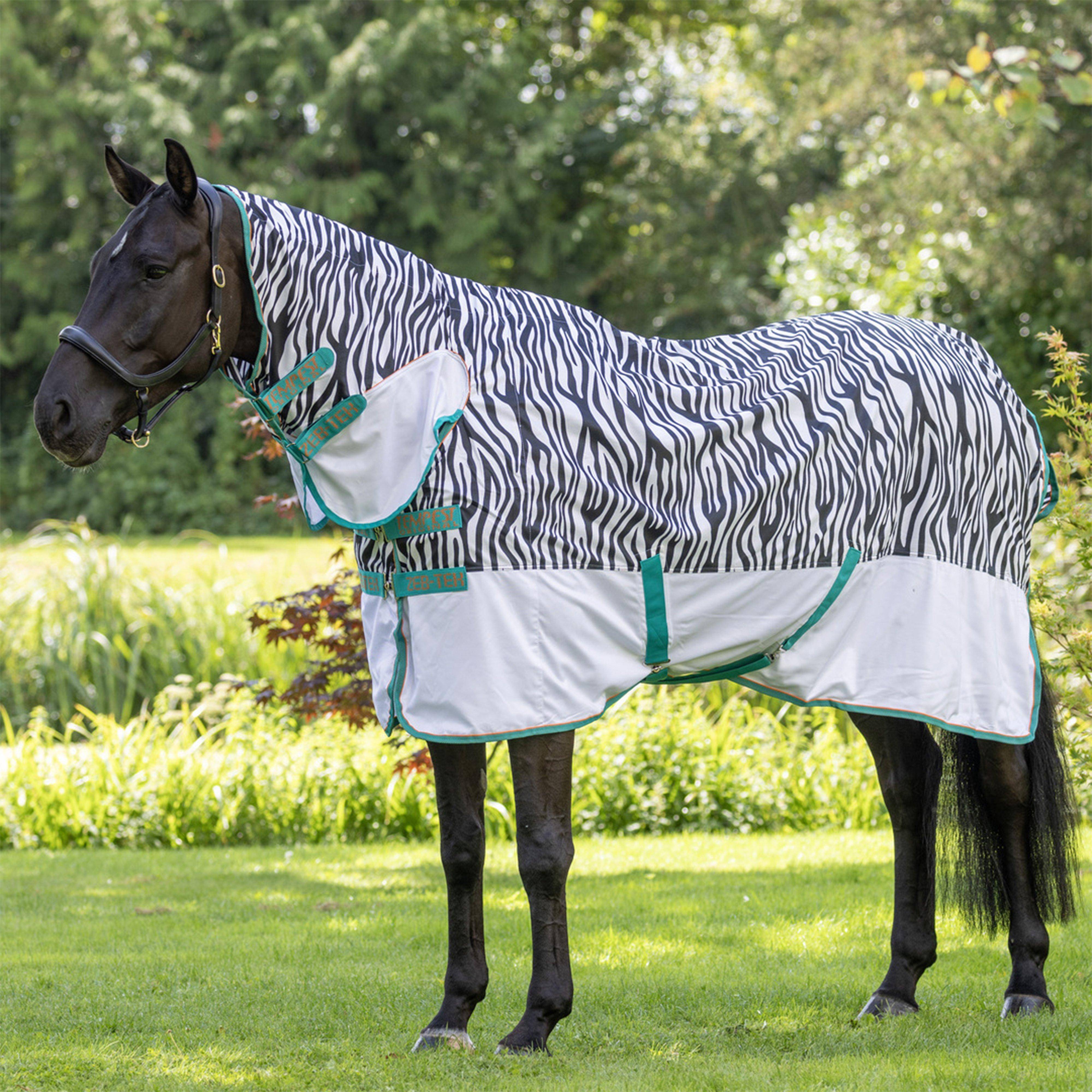 Shires Original Tempest Fly Combo Rug Zebra Print
