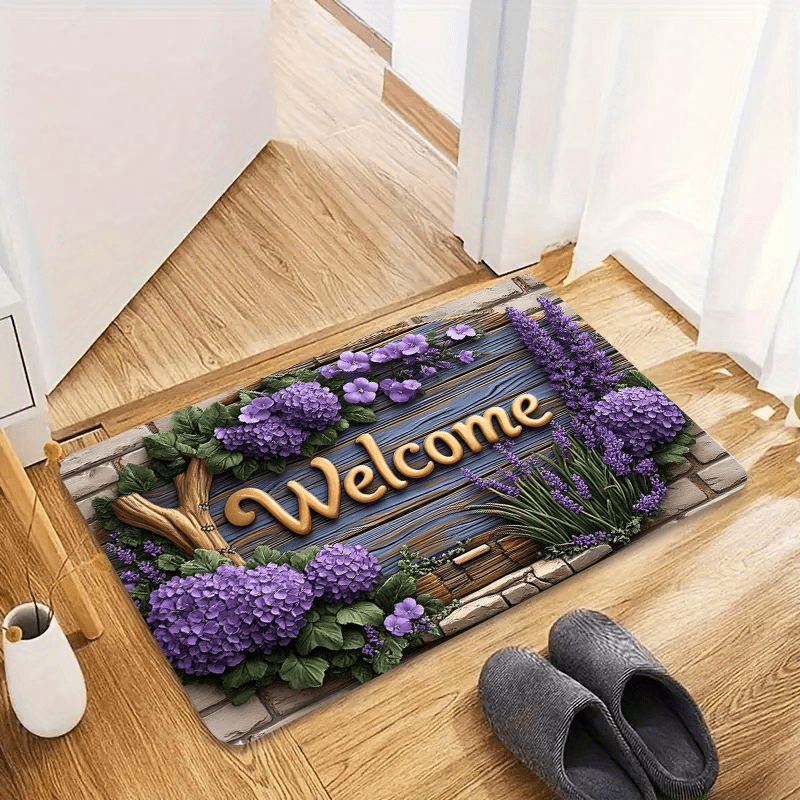 Temu Welcome Rectangular Doormat For Spring cm