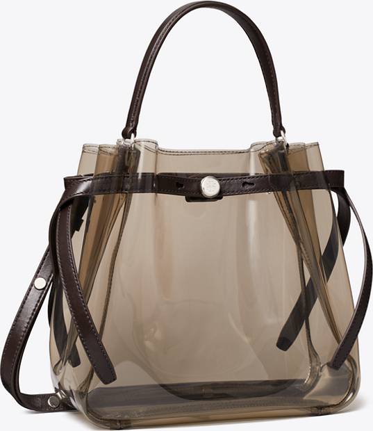 Tory Burch Romy Clear Bucket Bag