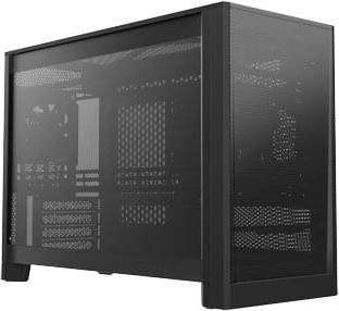 Montech TEN Black MicroATX Tower Modular PC Case