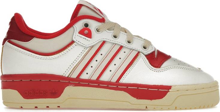 adidas Rivalry Low 86 Core White Off White Team Power Red
