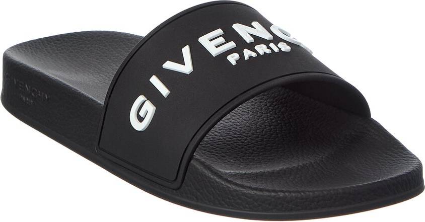 Givenchy Logo Slide Sandaler - Sort
