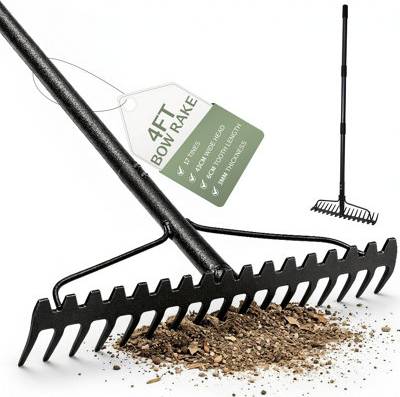 Pelle Sol 4ft Metal Bow Rake