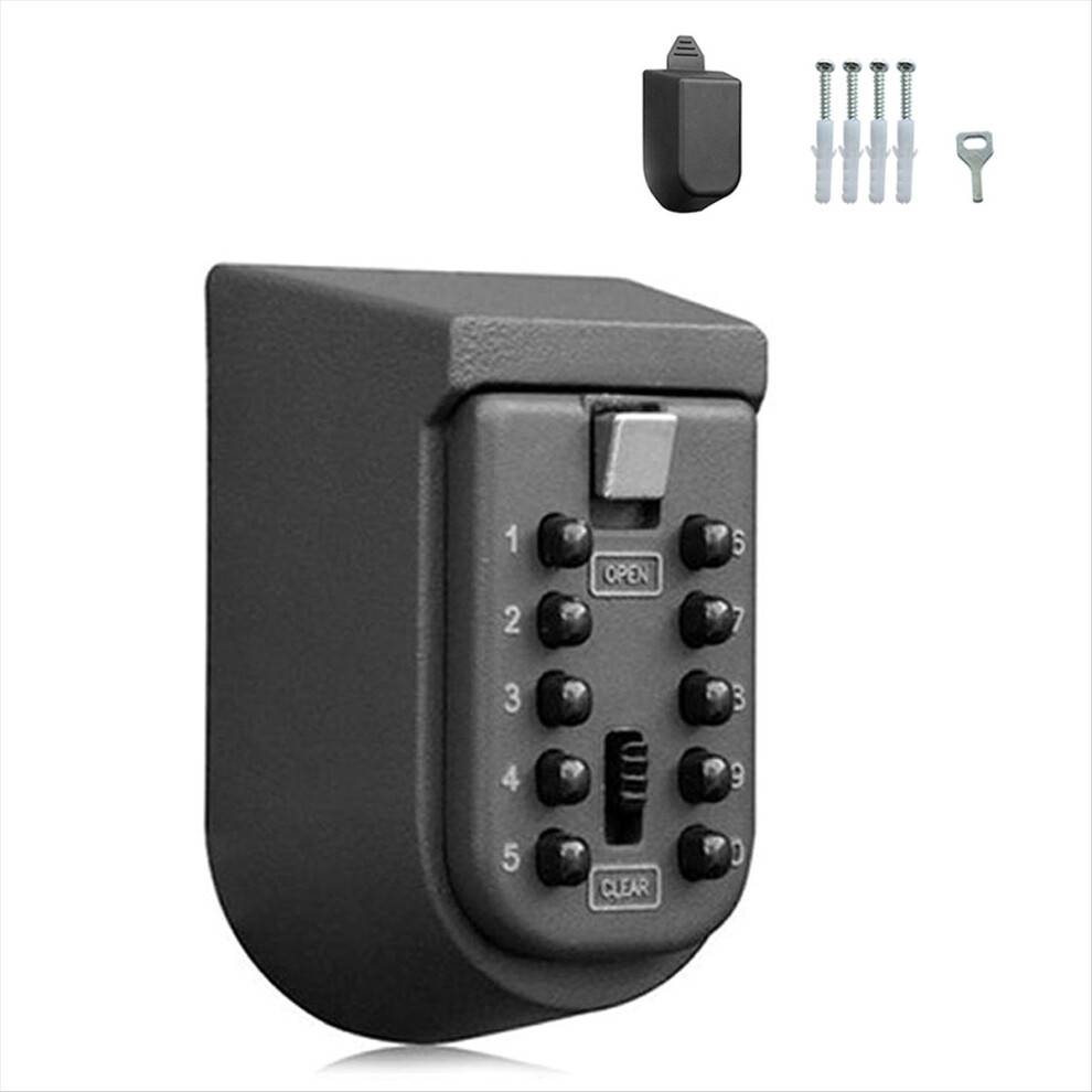 Exogio Wall Mounted Key Safe Box Weatherproof 10-Digit