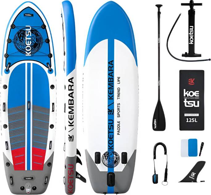 Inflatable kayak 2 person Inflatable Fishing Paddle Board Set