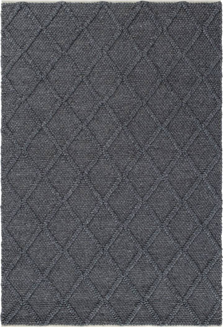 Ebern Designs Aztec Geometric Trellis Flatweave Area Rug Grey