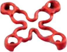 Red Plastic Flying Disc