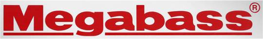megabass Sticker 20cm Red
