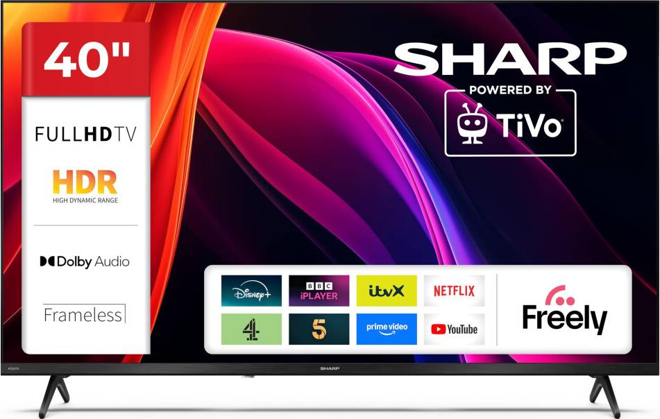 Sharp 40-Inch Full HD Smart TV TiVo Plus