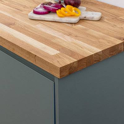 Domli Solid Rustic Oak Kitchen Worktop