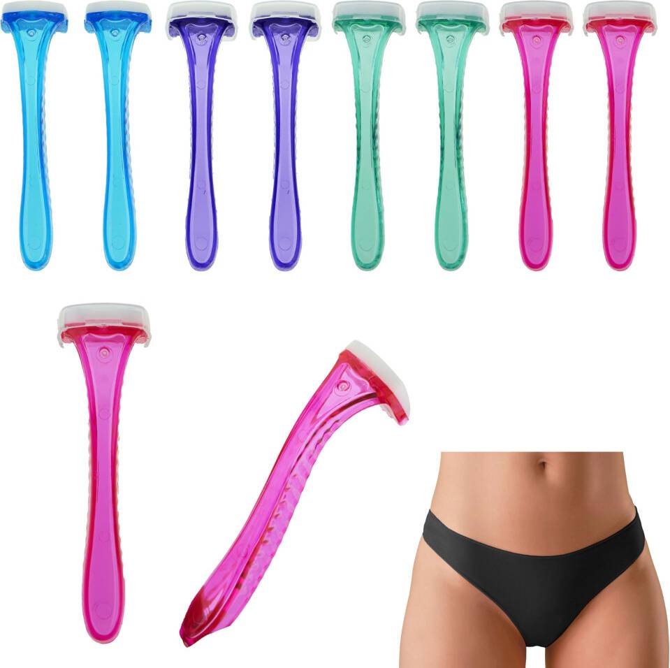 8pc Bikini Razor Blades with Protective Covers