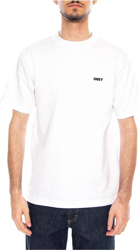 Heat Map T-Shirt Logo Rückenprint - Weiß