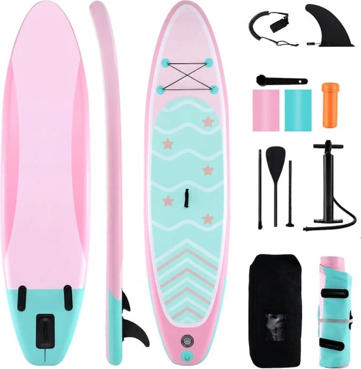 Paddle board Sugift 10-ft Beginner Inflatable Stand Paddle Board