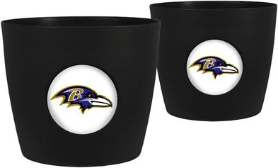 Baltimore Ravens Two-Pack Button Pot Set