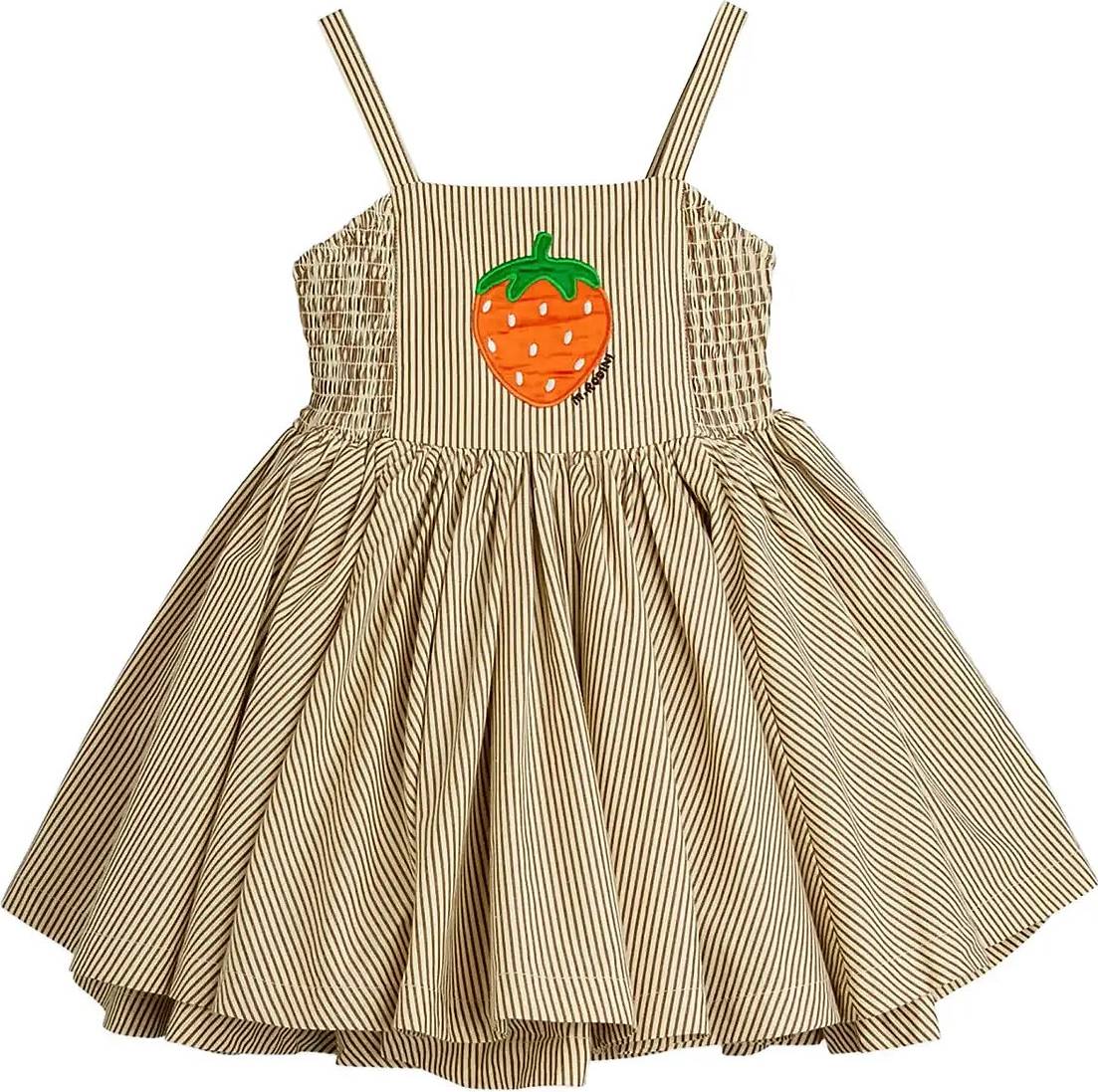 Mini Rodini Poplin Yd Smock Dress - Multi/Patterned