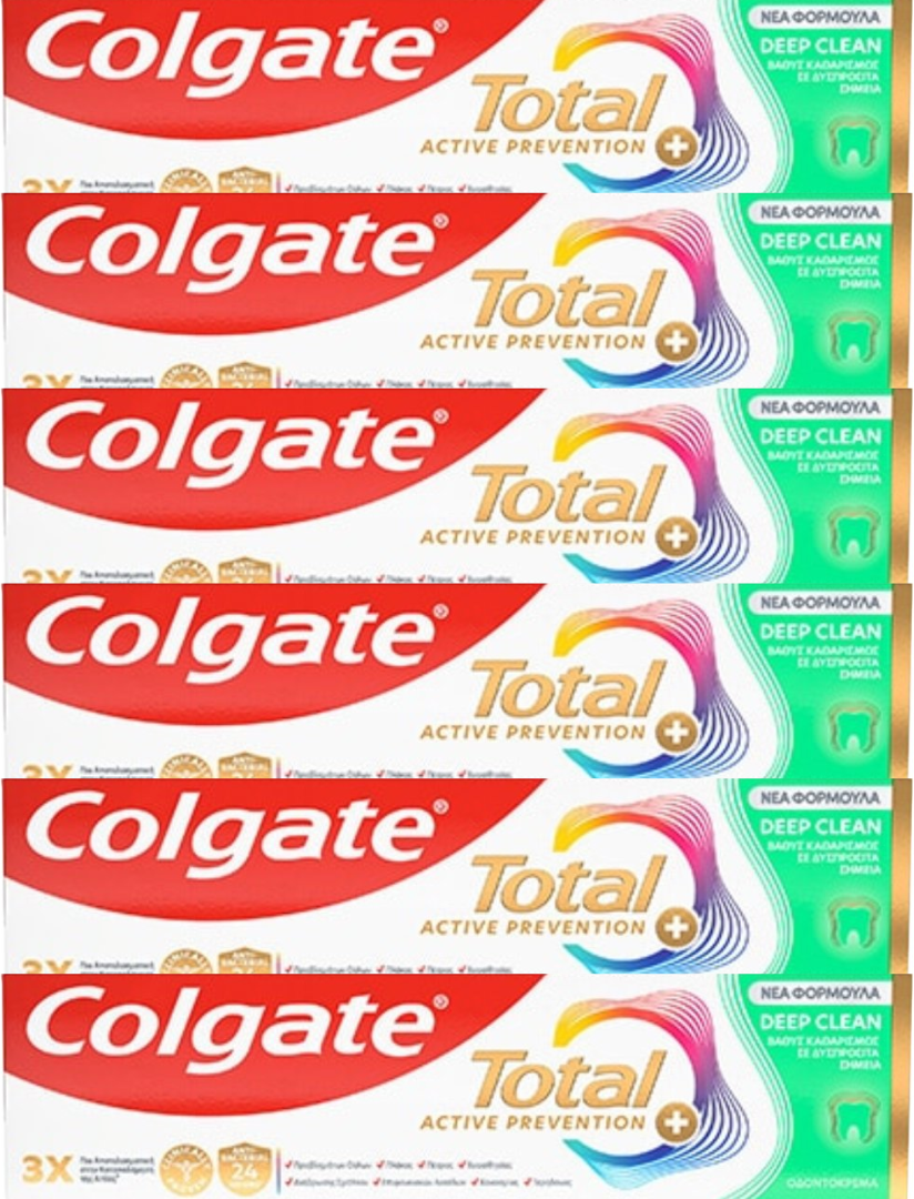 Colgate Total Active Prevention Deep Clean Toothpaste 75ml