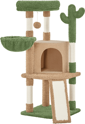 42 Height Cactus Cat Tree with Scratching Posts
