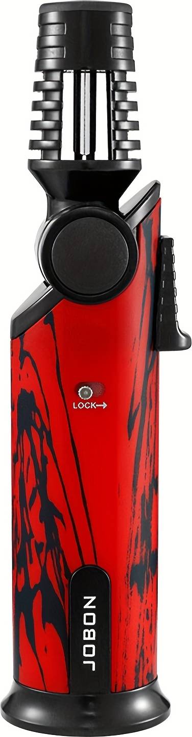 Temu Colorful Pattern Rotatable Butane Flame Lighter