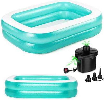 B&Q Inflatable Family Garden Rectangular Paddling Pool