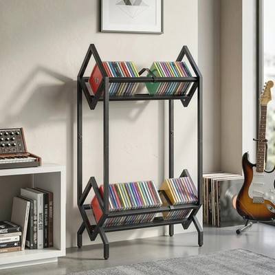 Homcom 50 Cd 2-Tier Metal Storage Rack