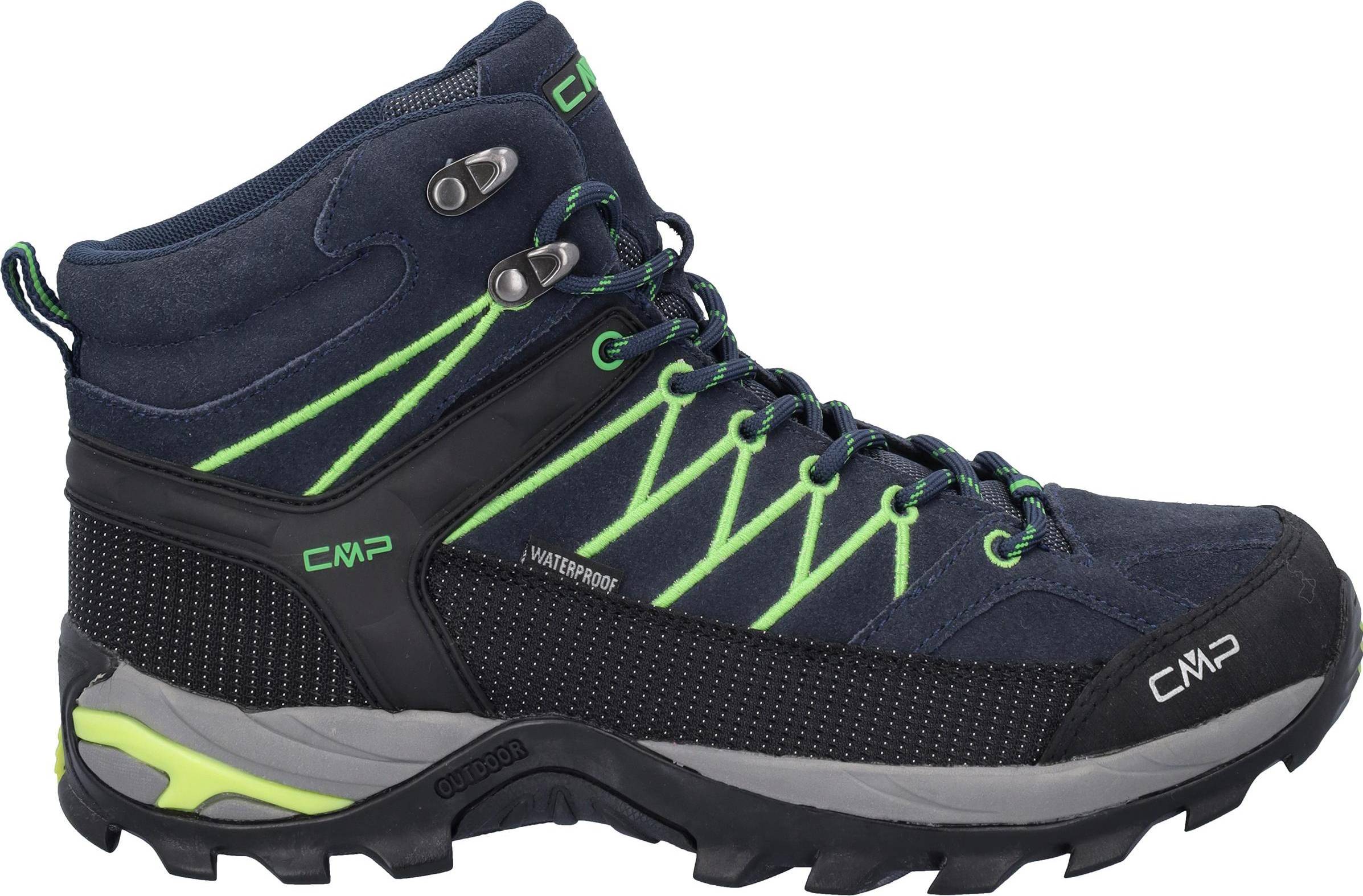 Cmp rigel wp vandrestøvler herre CMP Rigel Mid Trekking Shoes Wp Blue-Gecko