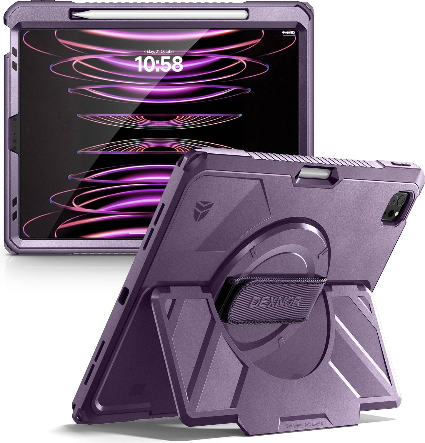 Dexnor Rugged Case for iPad Pro 12.9 Inch