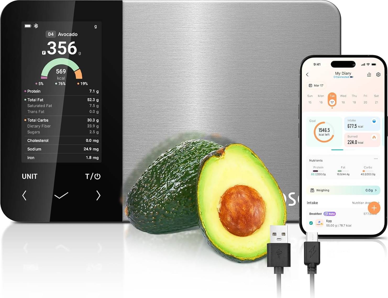 R002S Stainless Kitchen Scale