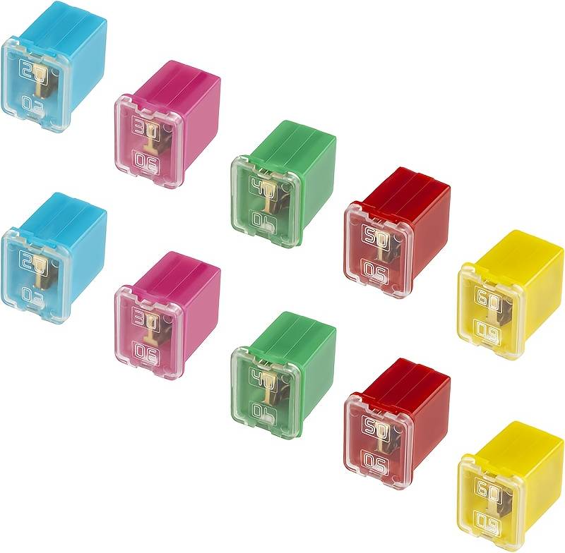Temu 10pcs Versatile Automotive Fuse Assortment Kit