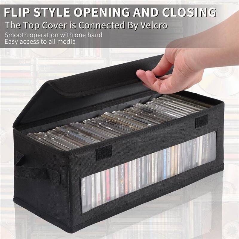 Home CD Storage Box with Handle