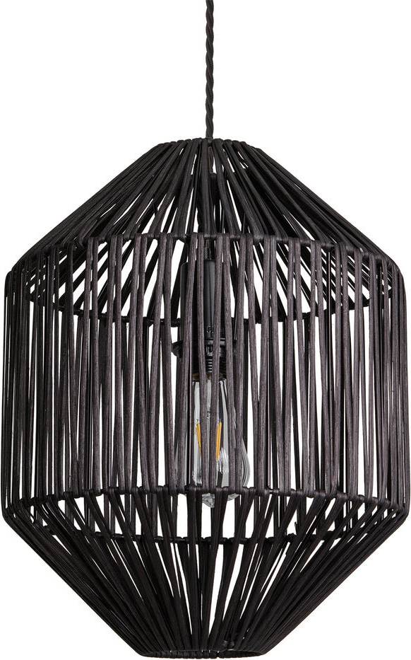 Rattan pendant light Boho Rattan Ceiling Light 12 Inch Diamond Pendant Lamp 30.5cm