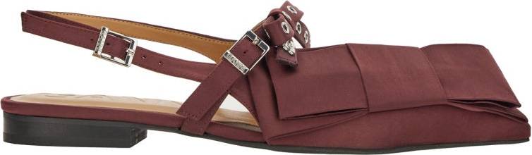 Ganni Ballerinaskor Dam Polyester