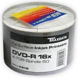 Ritek DVD-R Full Surface Inkjet Printable 16x
