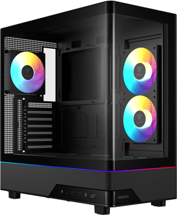 Gamdias Atlas M5 CG Black Computer Case