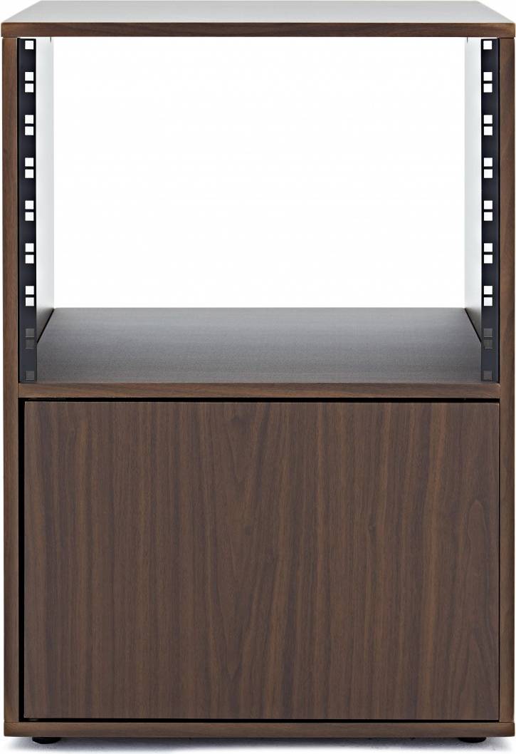 Gear4music 8U Studio Rack Cabinet Walnut