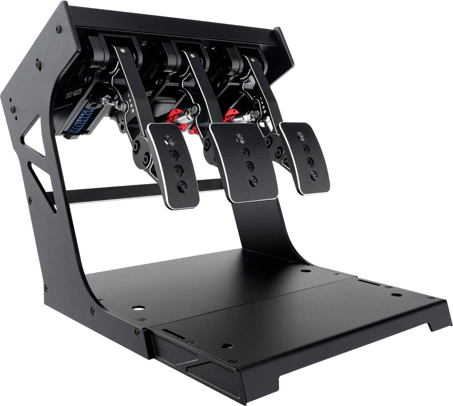 Simagic P1000i Modulært Inverteret 3-Pedalsæt - Sort/Aluminium
