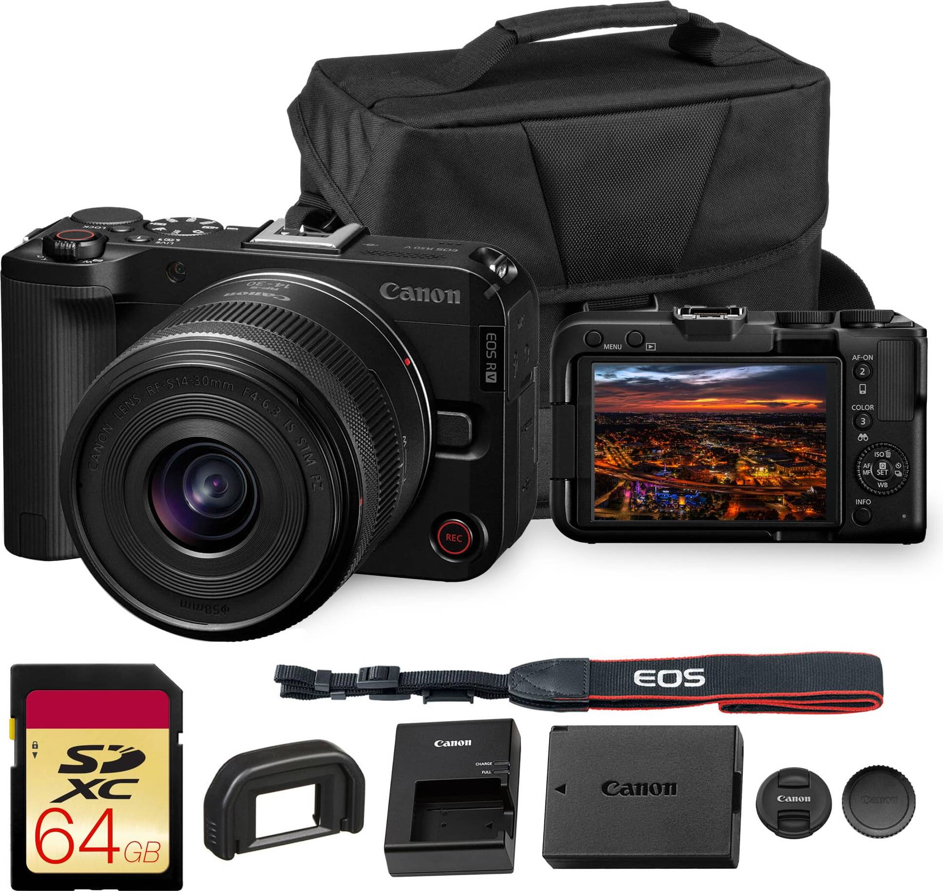 Canon eos r50 kit Canon EOS R50 V Camera 14-30mm Lens Kit