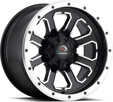 Vision 14x7 548 Commander Matte Black Wheel Rim