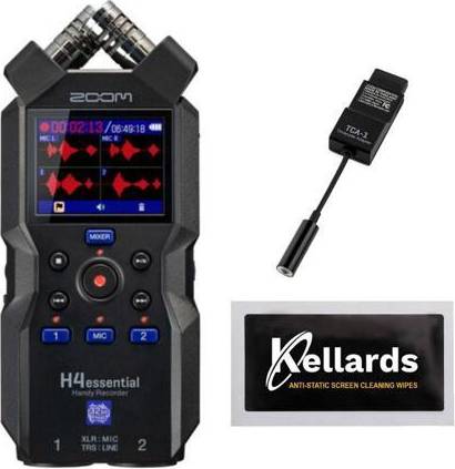 Zoom audio recorder Zoom H4essential 4-Track 32-Bit Float Audio Recorder Bundle
