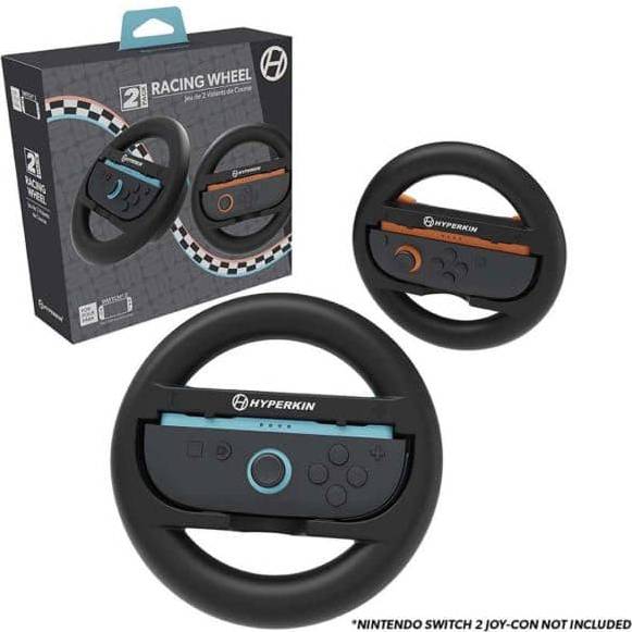 Armor3 Racing Wheel Set 2-Pack til Nintendo Switch 2 - Sort