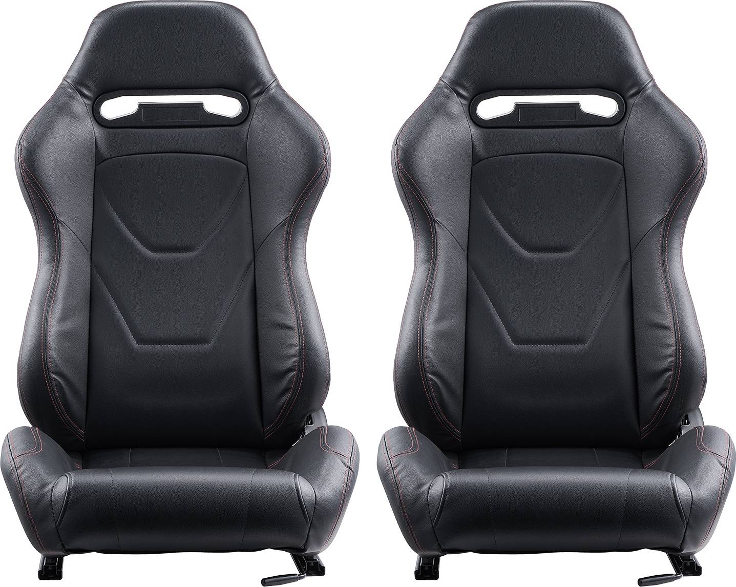 Racing cockpit VEVOR Racing Seat 2 Set Adjustable Cockpit