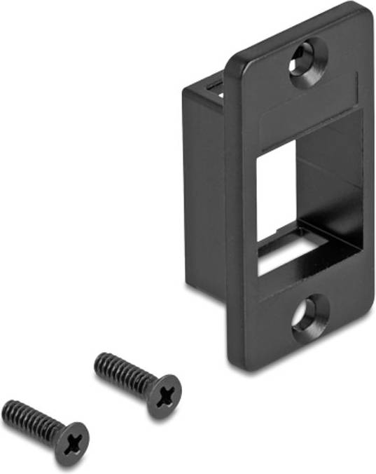 DeLock Keystone Indstiksholder - Sort